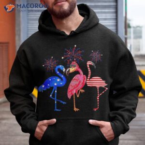 cute flamingos us flag 4th of july flamingo outfit funny shirt hoodie