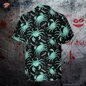 Cute Green Crab Hawaiian Shirt, Shirt For And ; Best Gift Lovers.