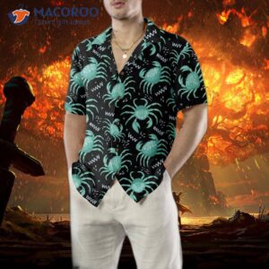 cute green crab hawaiian shirt shirt for and best gift lovers 4