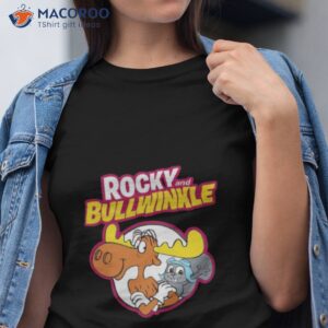 cute love rocky and bullwinkle shirt tshirt