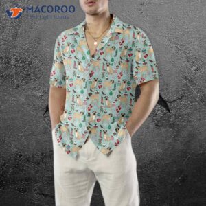 cute pug xmas holiday hawaiian shirt funny christmas dog shirt 3
