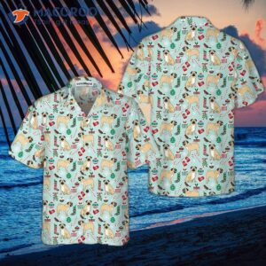 cute pug xmas holiday hawaiian shirt funny christmas dog shirt 4