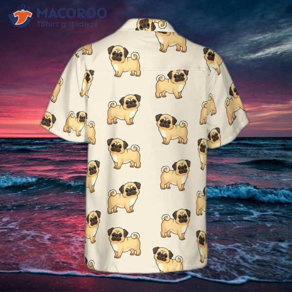 “cute Pugs For You” Hawaiian Shirt