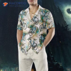 cycling feather hawaiian shirt tropical bicycle shirt for and best gift bikers 4