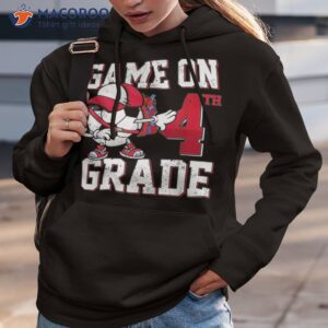 dabbing soccer 4th grade baller boy girl back to school shirt hoodie 3