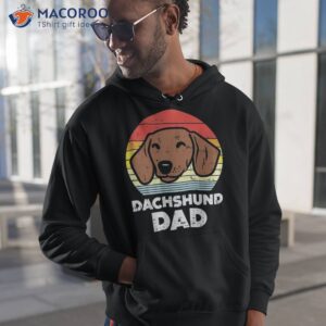 Dachshund Dad Retro Weiner Sausage Dog Animal Pet Gift Shirt