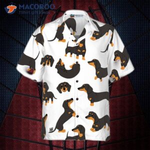 dachshund patterned hawaiian shirt 2