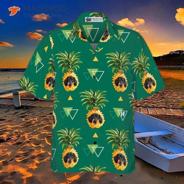 “dachshund Tropical Hawaiian Shirt”