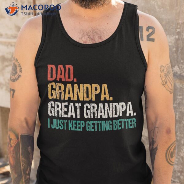 Dad Grandpa Great Fathers Day For Grandfather Shirt