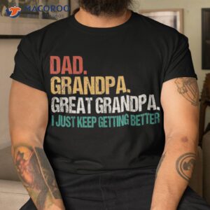Dad Grandpa Great Fathers Day For Grandfather Shirt