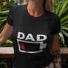 Dad Low Battery Funny Tired Dad Fathers Day Shirt