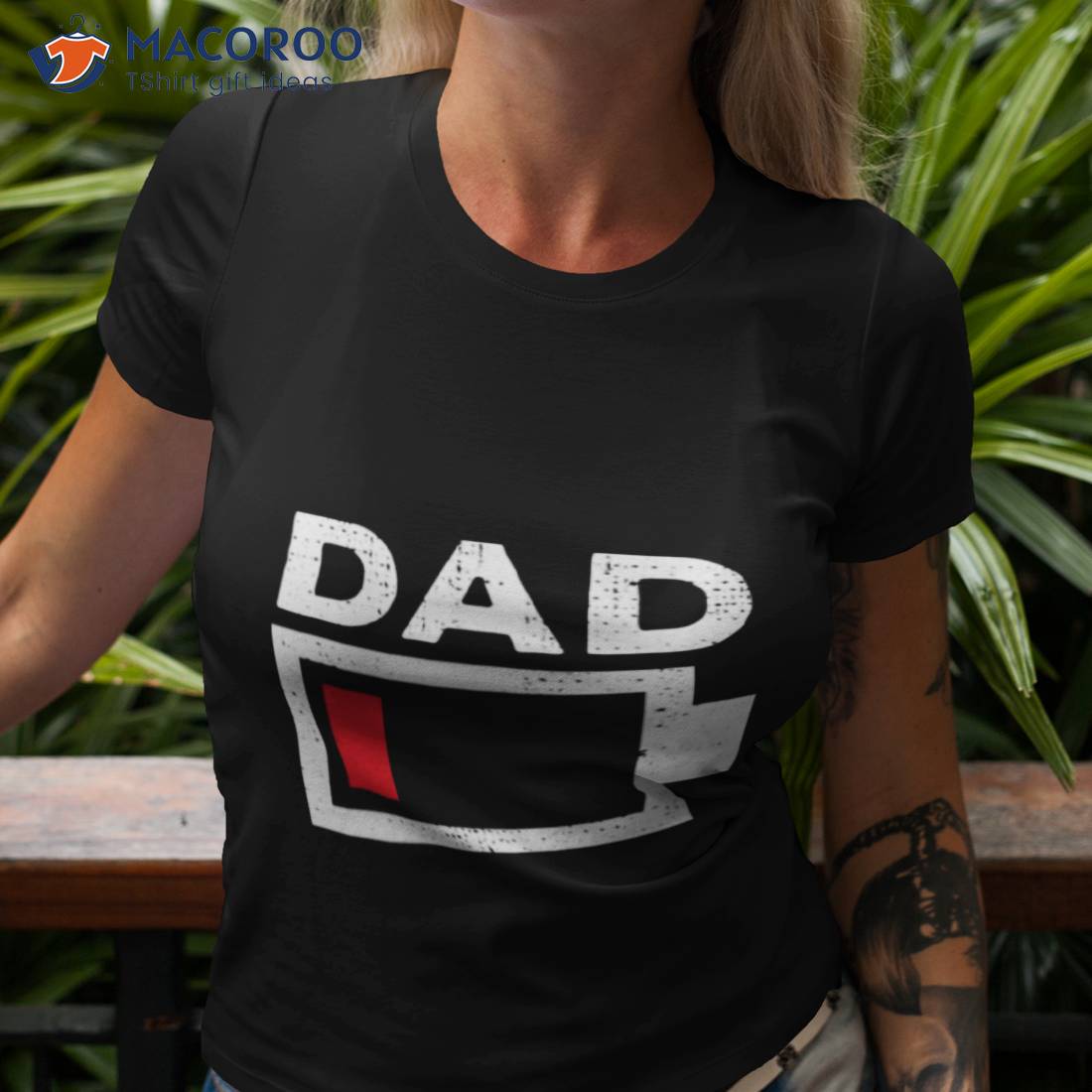 dad low battery shirt