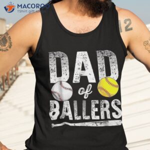 dad of ballers baseball softball father s day gift funny shirt tank top 3