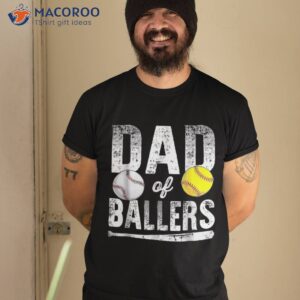 Dad Of Ballers Baseball Softball Father’s Day Gift Funny Shirt