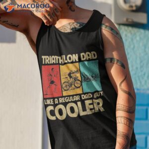 dad swim bike run triathletes shirt tank top 1