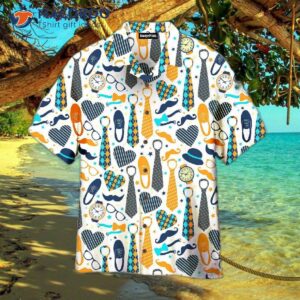Dad Symbols Pattern Father’s Day Hawaiian Shirts