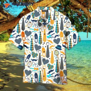 dad symbols pattern father s day hawaiian shirts 1