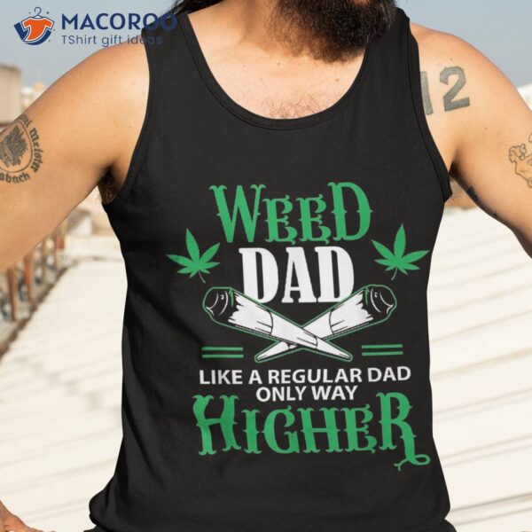 Dad Weed Marijuana Funny 420 Cannabis Thc Pumpkin Themed Shirt