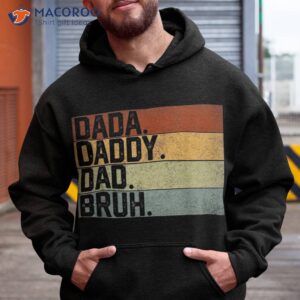 Dada Daddy Dad Bruh Retro Vintage Funny Fathers Day 2023 Shirt