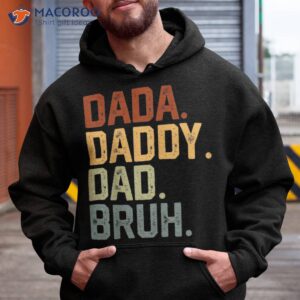 Dada Daddy Dad Bruh Retro Vintage Funny Fathers Day 2023 Shirt