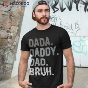 Dada Daddy Dad Bruh Retro Vintage Funny Fathers Day 2023 Shirt