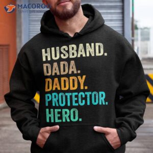 dada daddy protector hero cool vintage fathers day funny dad shirt hoodie