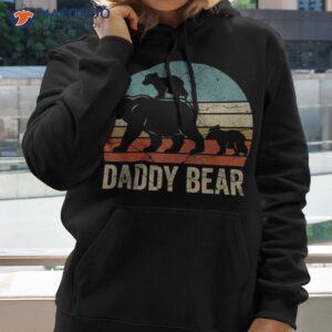 daddy bear 2 cubs shirt twins tshirt dad kids hoodie 2