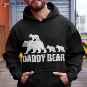 Daddy Bear 2 Cubs Shirt Twins Tshirt Dad Kids