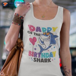 daddy of the shark birthday dad matching family shirt tank top 4