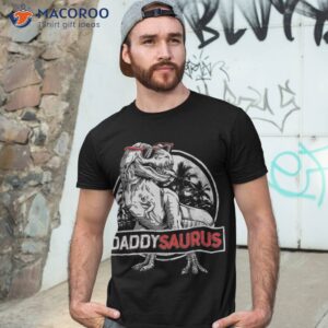 Daddy Saurus T Rex Dinosaur Father’s Day Family Matching Shirt