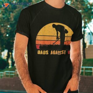 Dads Against Weed Funny Gardening Lawn Mowing Mower Shirt