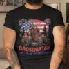 Dadsquatch Like A Dad Just More Squatchy Patriotic Bigfoot Shirt