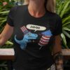 Damn Trex Short Hands Firecracker Funny Firework 4th Of July Shirt