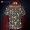 “dancing Skeletons Happy Halloween Hawaiian Shirt – Funny Best Gift For Halloween”