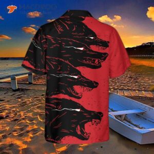 Dangerous Black Wolf Hawaiian Shirt