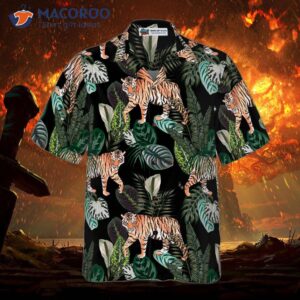 dark jungle exotic tiger shirt for hawaiian 2