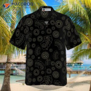 dark patterned hawaiian poker shirt 2