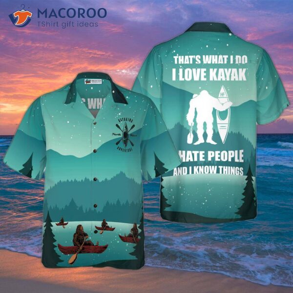 Darryl Loves Kayaking And Hates Hawaiian Shirts.