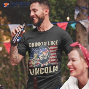 day drinking like abe lincoln funny usa 4th of july 2023 shirt tshirt 2