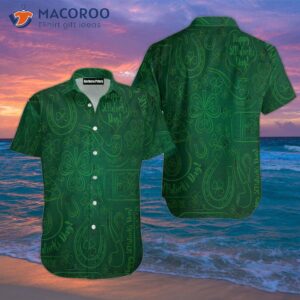 Day-glo Shamrock Hawaiian Shirts
