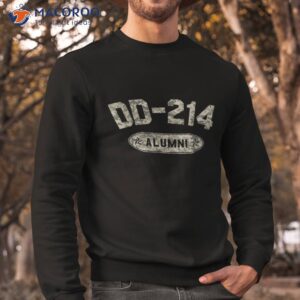 dd 214 alumni vintage desert camo retired military veteran shirt sweatshirt