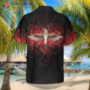 dead bird gothic hawaiian shirt for black and red 2