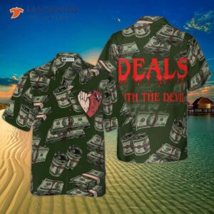 deal with the devil gothic hawaiian shirt stylish goth shirt for and 3