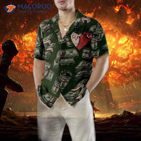 “deal With The Devil Gothic Hawaiian Shirt: Stylish Goth Shirt For And “