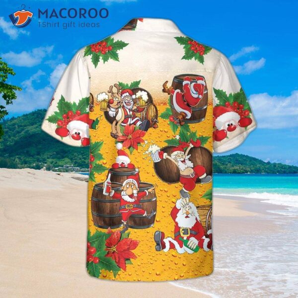 Dear Santa Here’s Your Beer Christmas Hawaiian Shirt, Funny Claus Best Gift For