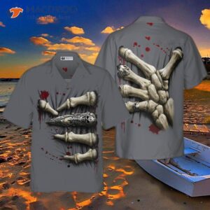 Death Hand Hawaiian Halloween Shirt