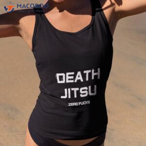 death jitsu zero fucks shirt tank top 2