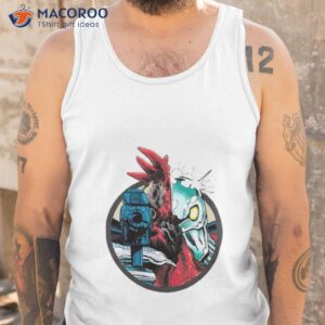 deathsquawk round design robot chicken shirt tank top