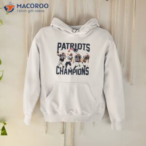 declare your love for the patriots champions with this iconic shirt hoodie