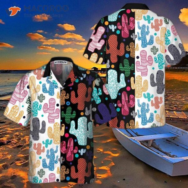 Decorative Cactus Hawaiian Shirt, Cute Shirt For And , Gift Lovers